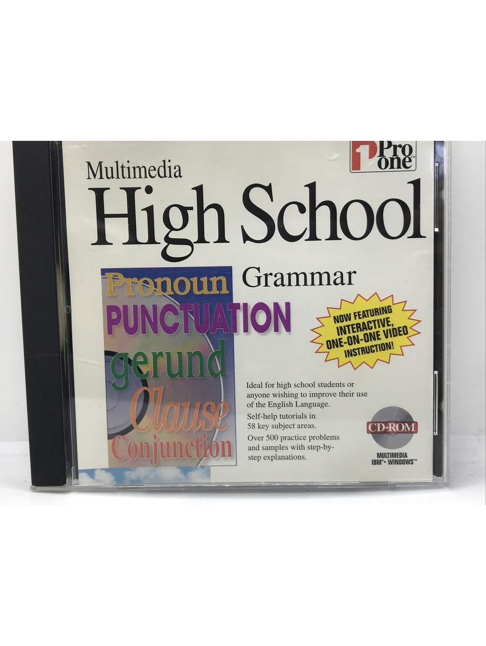 Multimedia High School Grammar PC Cd